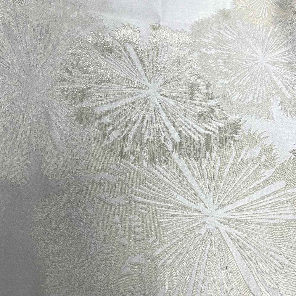 Off White Allium Jacquard - Custom Tablecloths
