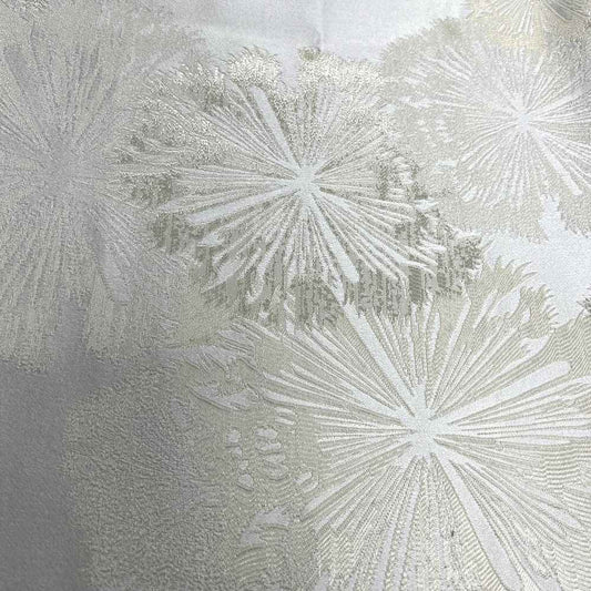 Off White Allium Jacquard - Custom Tablecloths