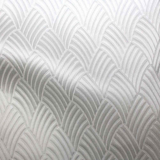 White Bonanza Jacquard, Quilted Look - Custom Tablecloths