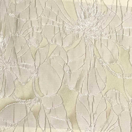 Beige Cambridge Floral Jacquard - Custom Tablecloths