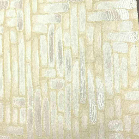 Ivory Catch Jacquard - Custom Tablecloths