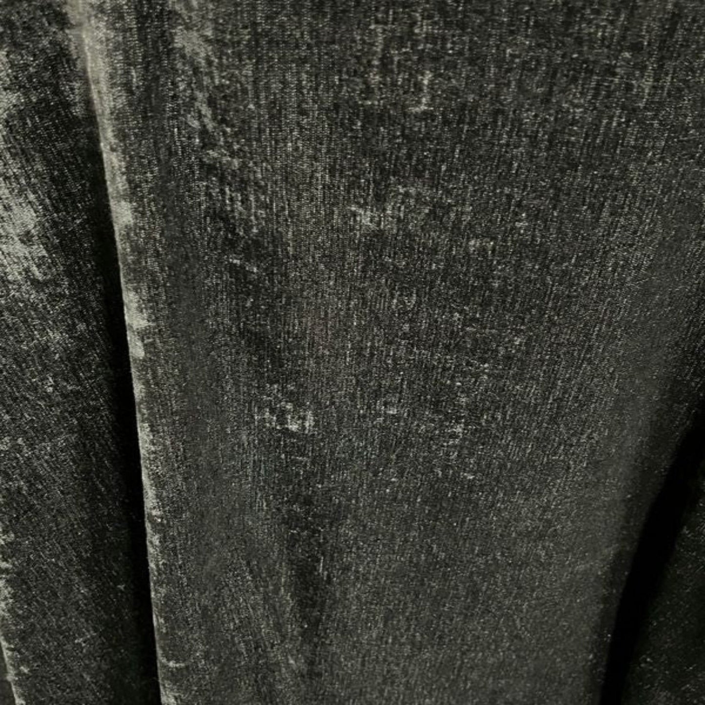 Black Chenille Soft Velvet - Custom Tablecloths