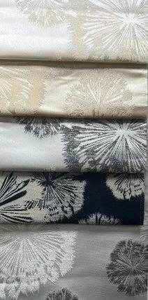 Onyx Allium Jacquard Fabric by the Yard - 115 Inch Wide