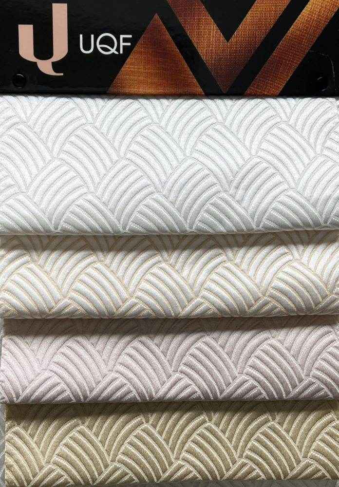 Champagne Bonanza Jacquard Fabric by the Yard - 115 Inch Wide