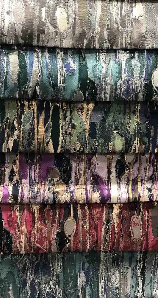 LYNN Jacquard Print Metallic - Tablecloth - Silver