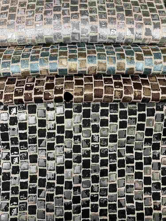 PATIO Jacquard Print Metallic - Custom Tablecloths