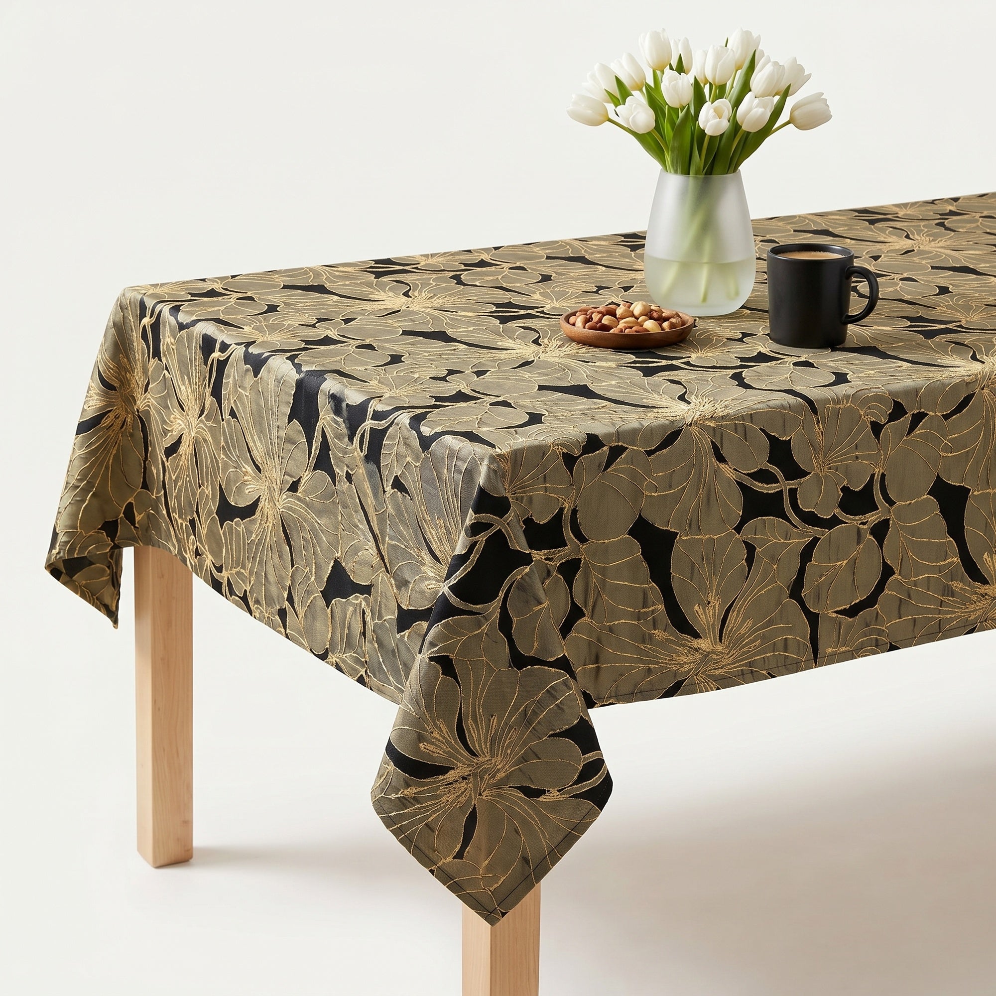 Cambridge Black Tablecloth