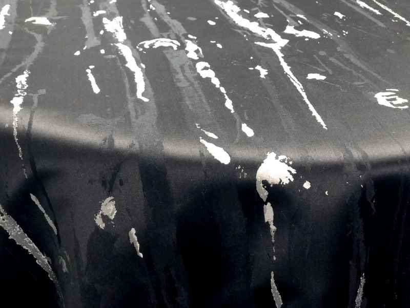 Black Des Arts Jacquard - Custom Tablecloths