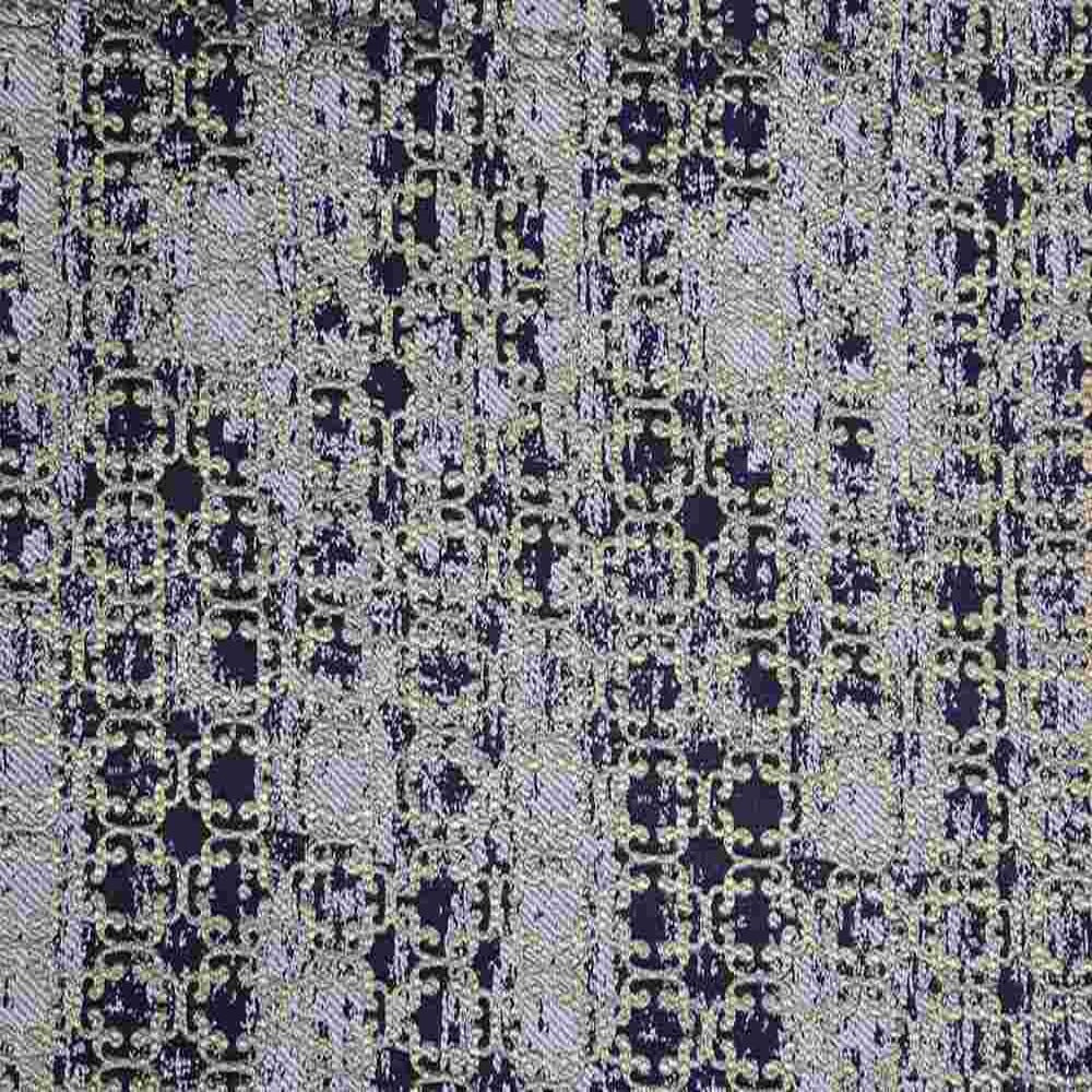 Navy Denver Jacquard - Custom Tablecloths