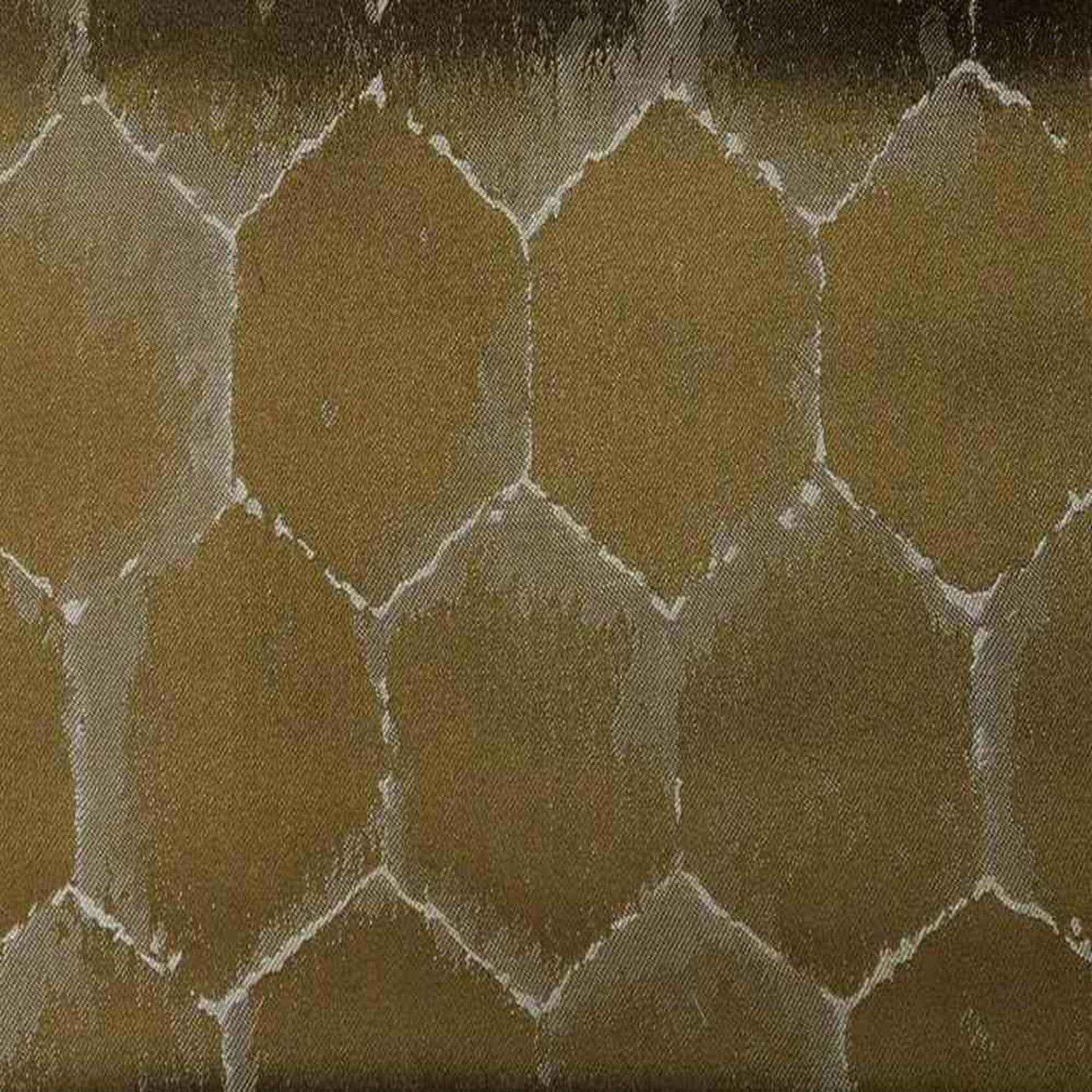Brass Frontier Jacquard Fabric by the Yard - 55 Inch Wide