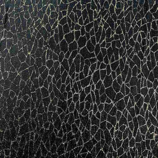 Midnight Gravel Metallic Jacquard - Custom Tablecloths