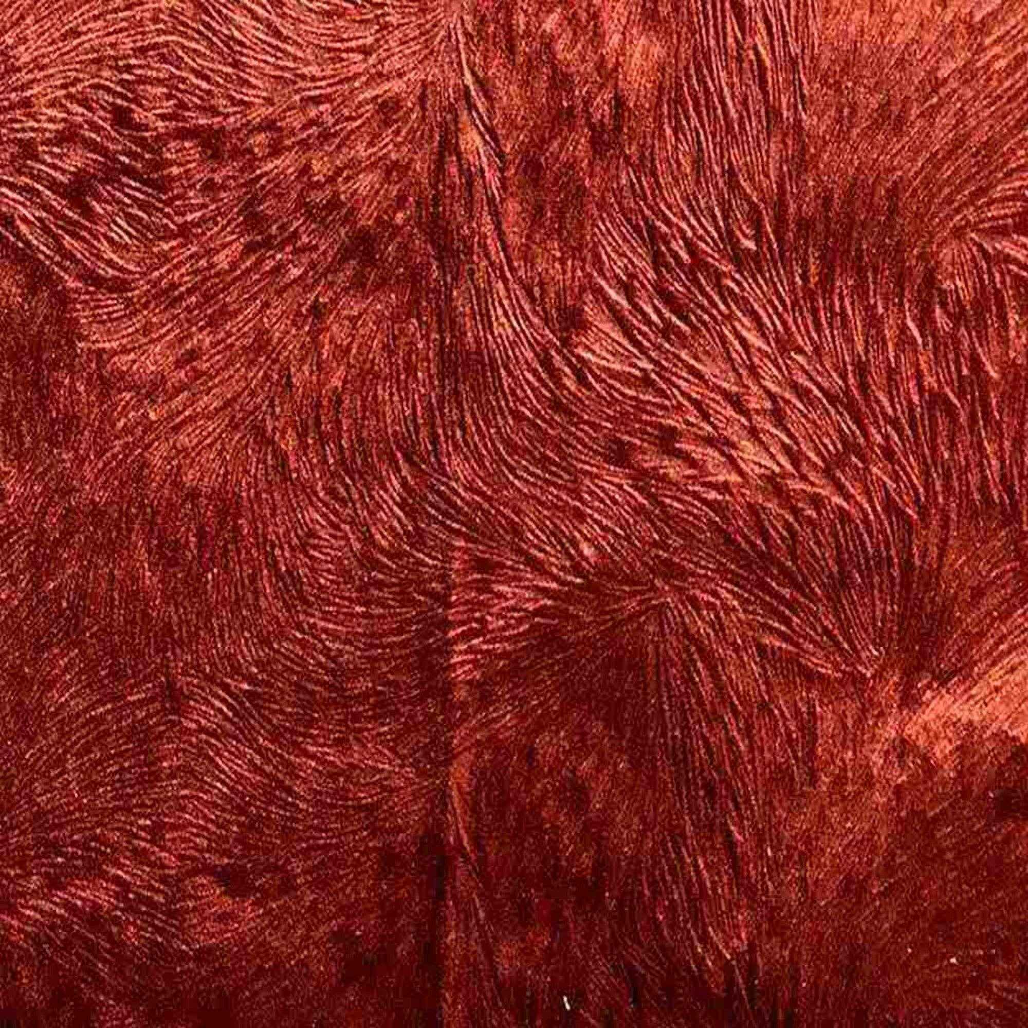 Wine Huntsville Brocade Velvet Fabric by the Yard - 72 Inch Wide