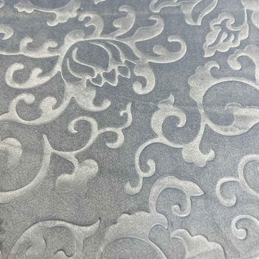 Ice Blue Vails Brocade Velvet - Custom Tablecloths