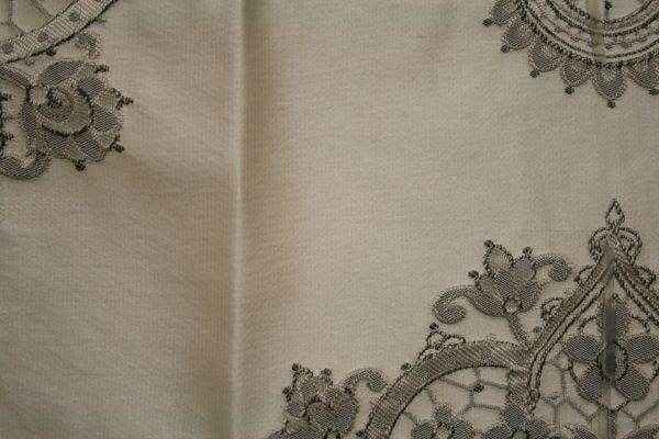 silver-1 LAURIER Fabric. 58 Inch in Width Fabric by the Yard - 58 Inch Wide