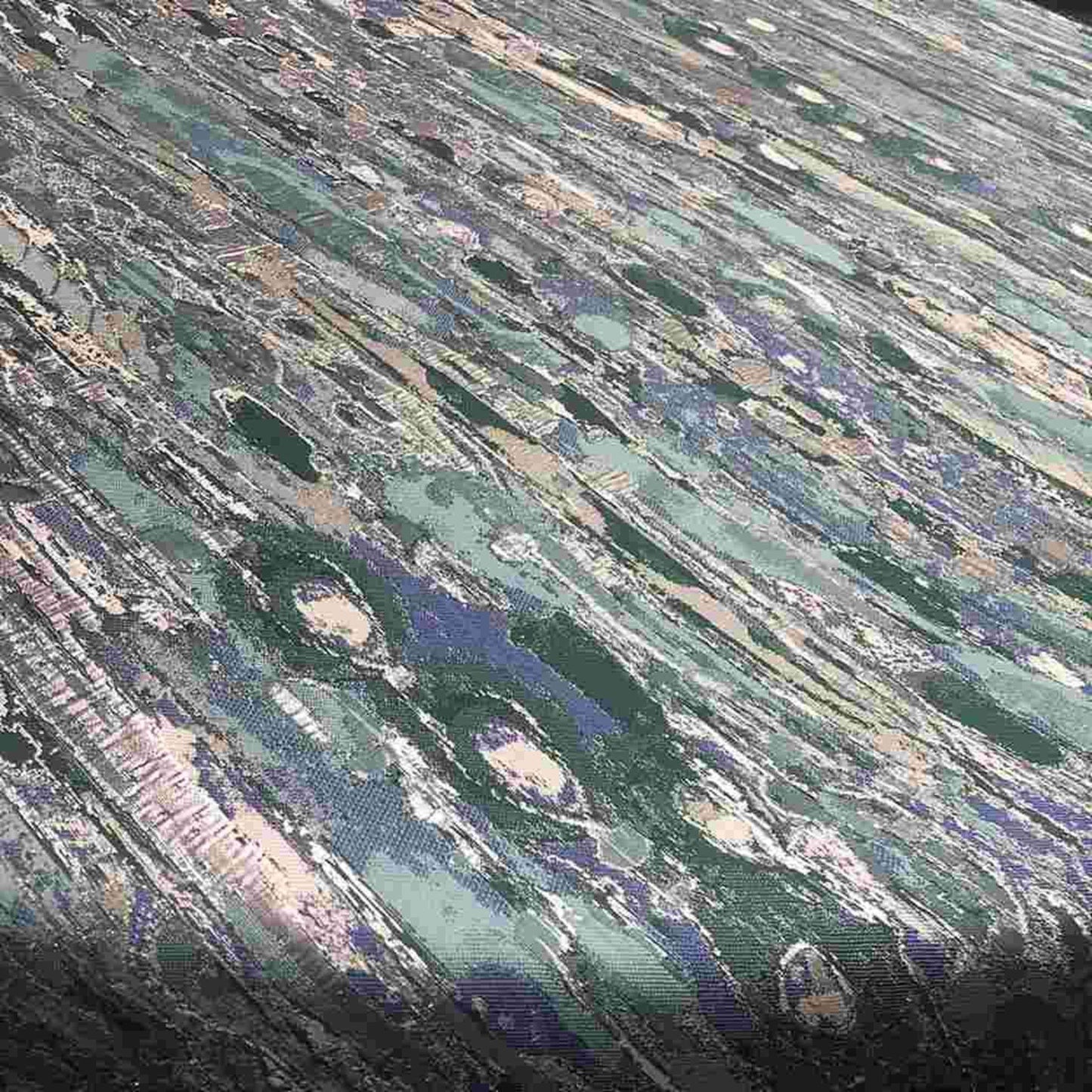 LYNN Jacquard Print Metallic - Tablecloth - Green