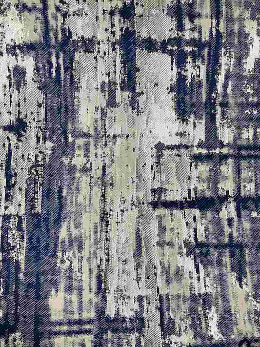 LYNSFIELD Jacquard Print Metallic - Tablecloth - Lime - Sample 3x3 Inch