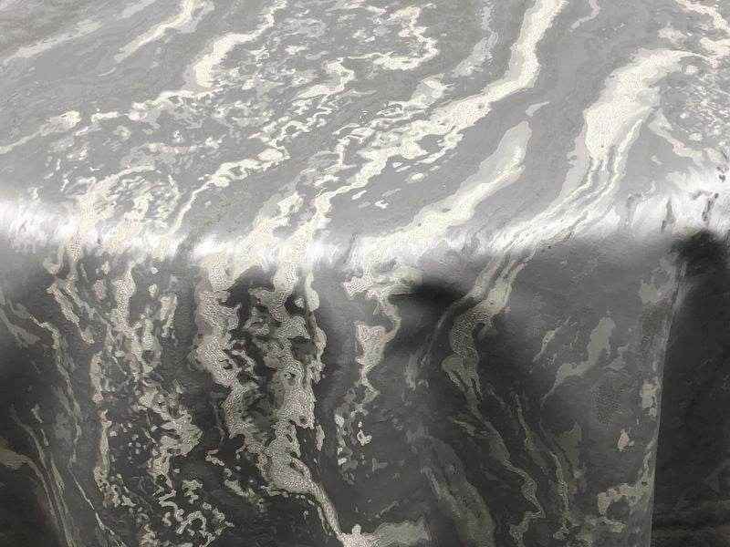 Silver/Gold Mahwah Metallic Marbleized Fabric - 54 Inch. in Width Fabric by the Yard - 54 Inch Wide