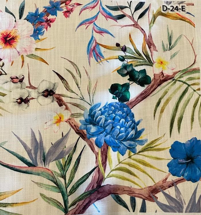 CARNATION Tablecloth - Blue-D-19E