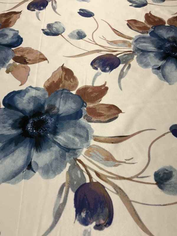 Tropical Printed Tablecloth – Navy