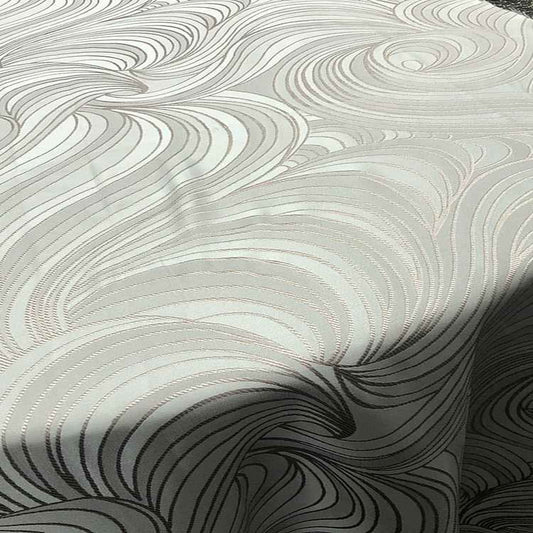 Blush New Delhi Metallic Flower Jacquard - Custom Tablecloths