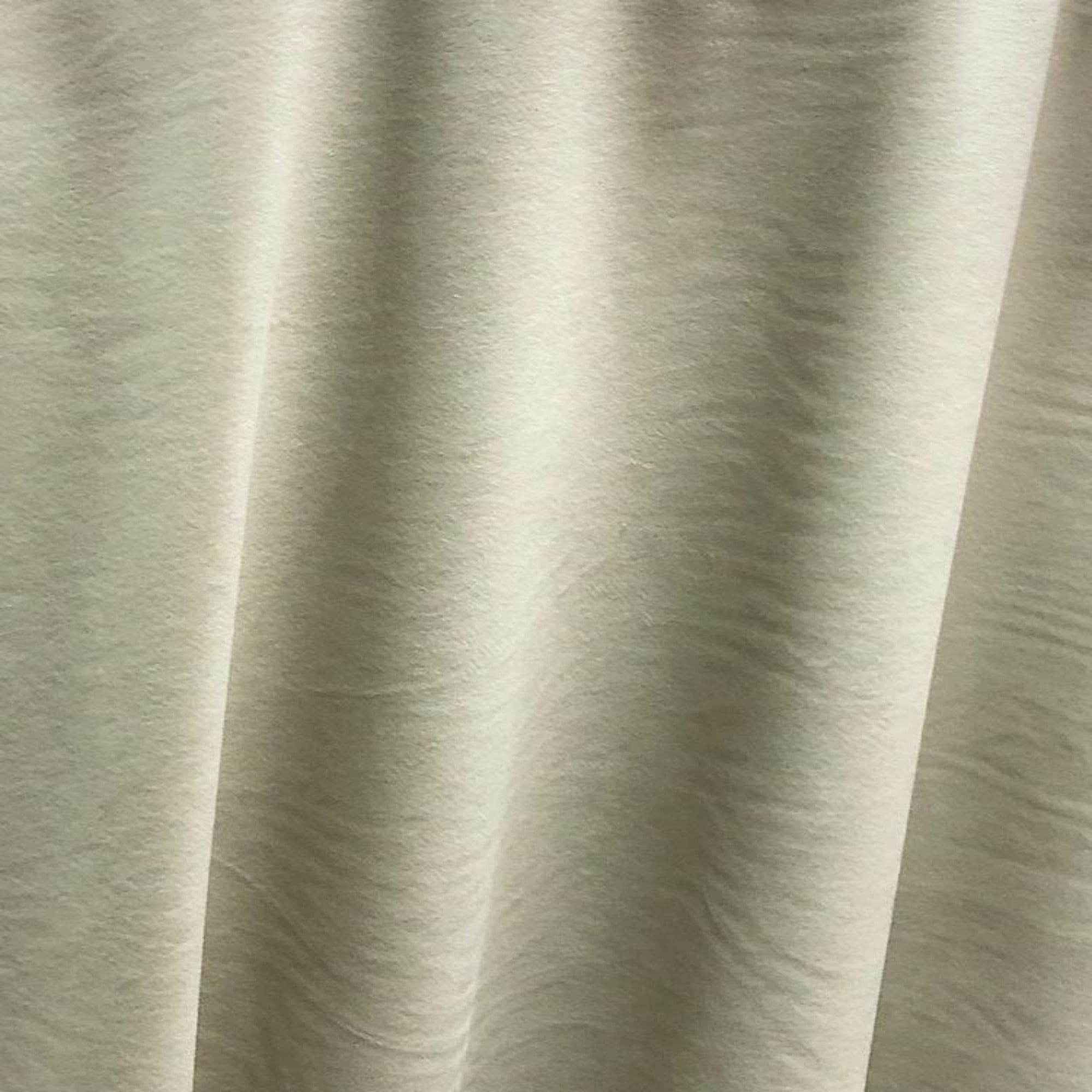Ivory Soft Velvet Fabric by the Yard - 118 Inch Wide