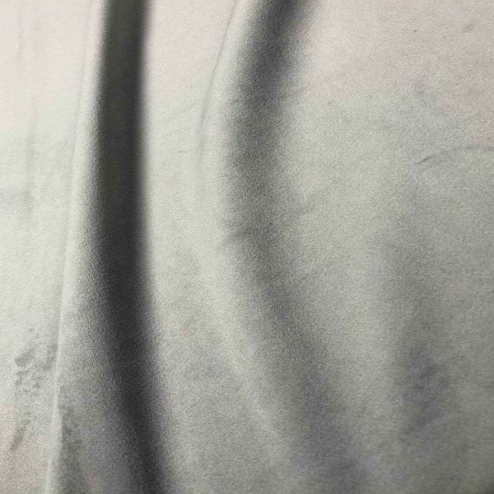 Silver Soft Velvet Fabric by the Yard - 118 Inch Wide