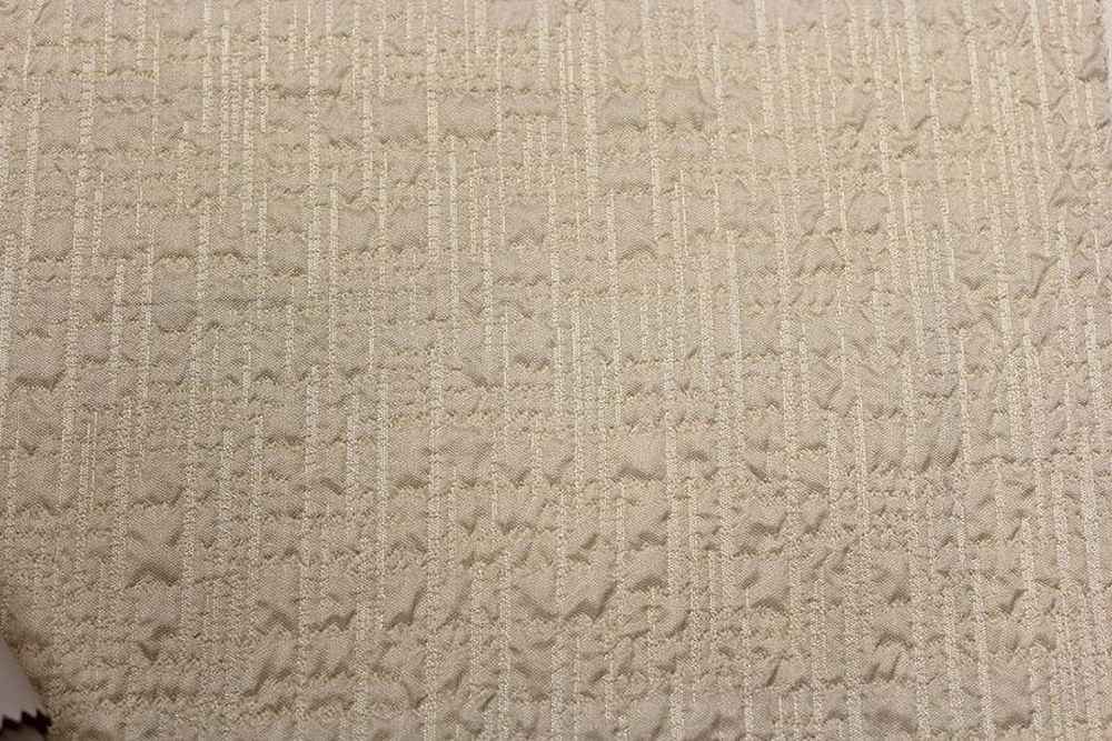 ivory NOBLE Jacquard Fabric by the Yard - 60 Inch Wide