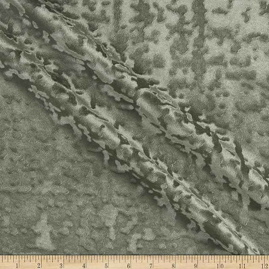 Olive Abstract Crushed Velvet - Custom Tablecloths