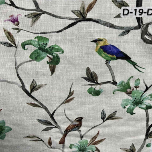 Mint PARROT Digital Print - Custom Tablecloths