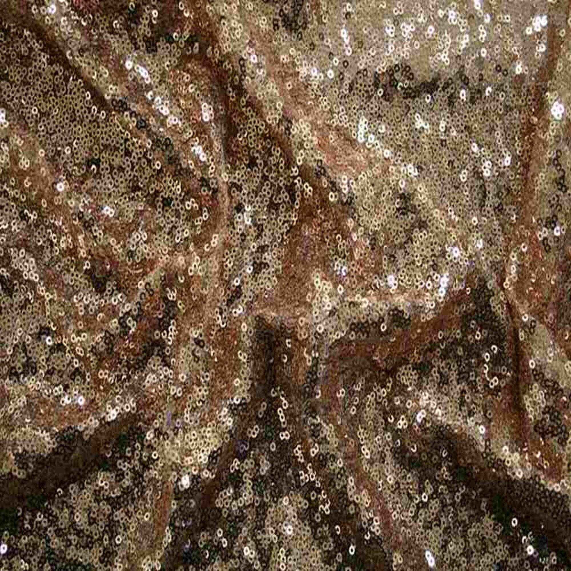 Blush QUINCY Sequin Fabric on Mesh Material Fabric by the Yard - 52 Inch Wide