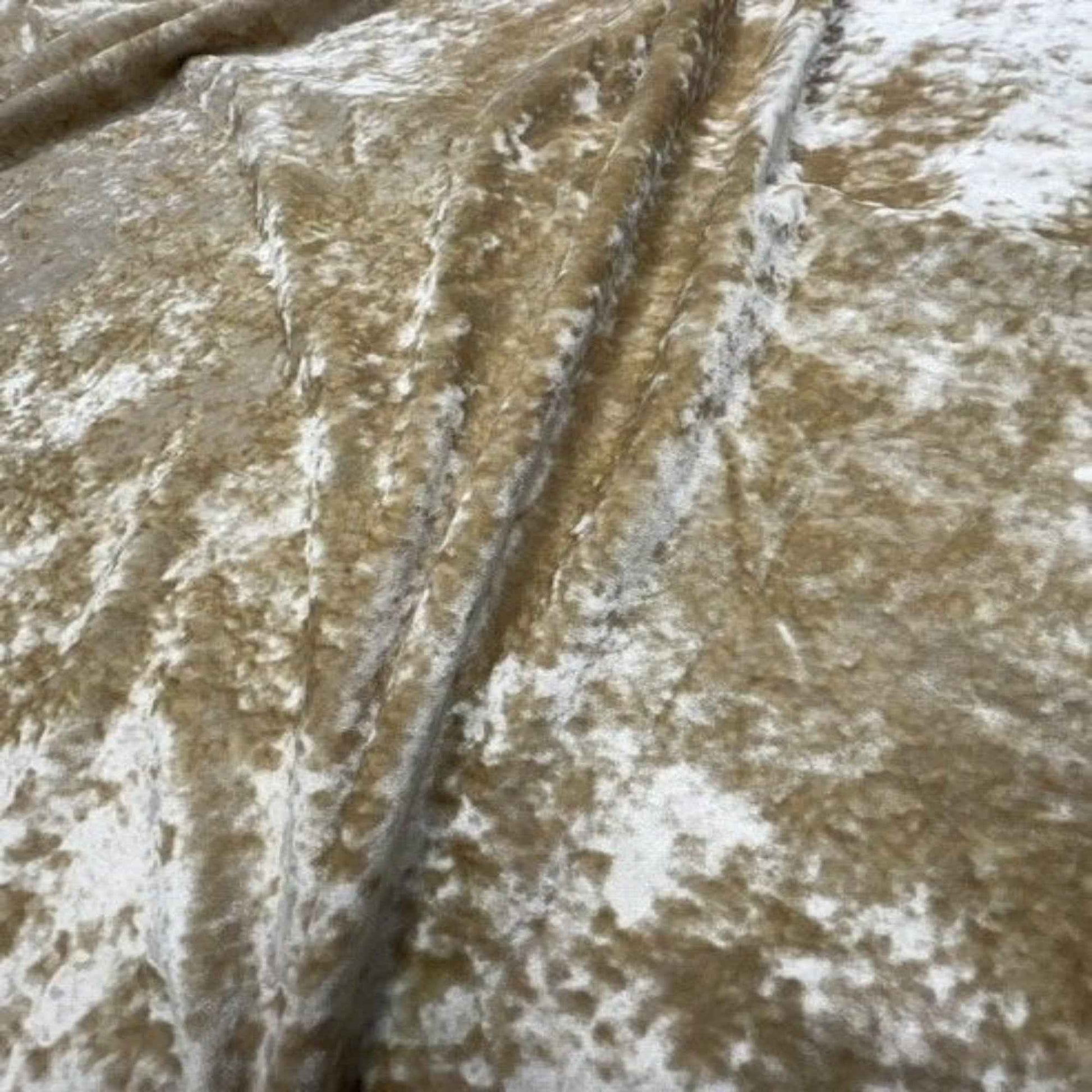 Gold Riverdale Crushed Velvet - Custom Tablecloths