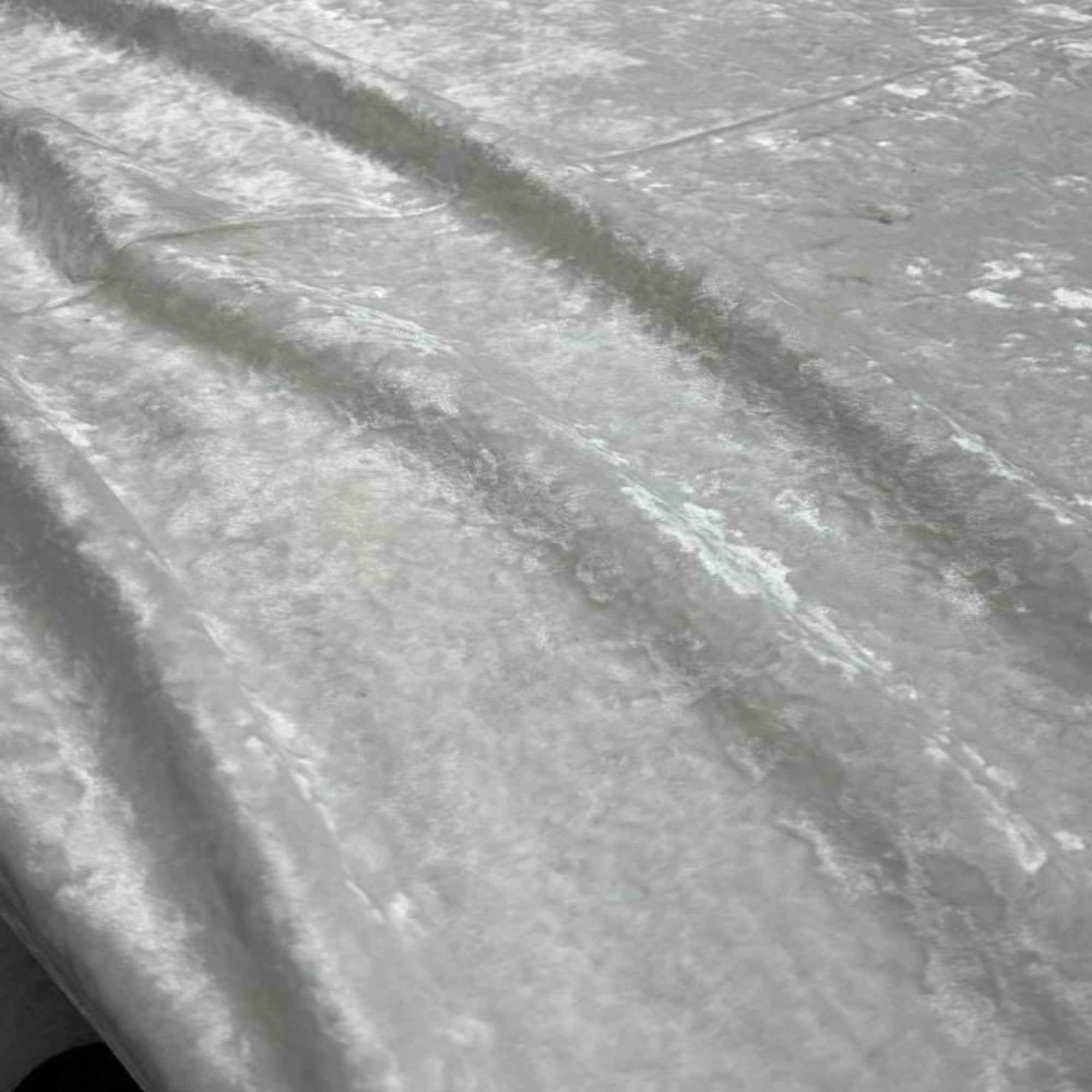 White Riverdale Crushed Velvet - Custom Tablecloths