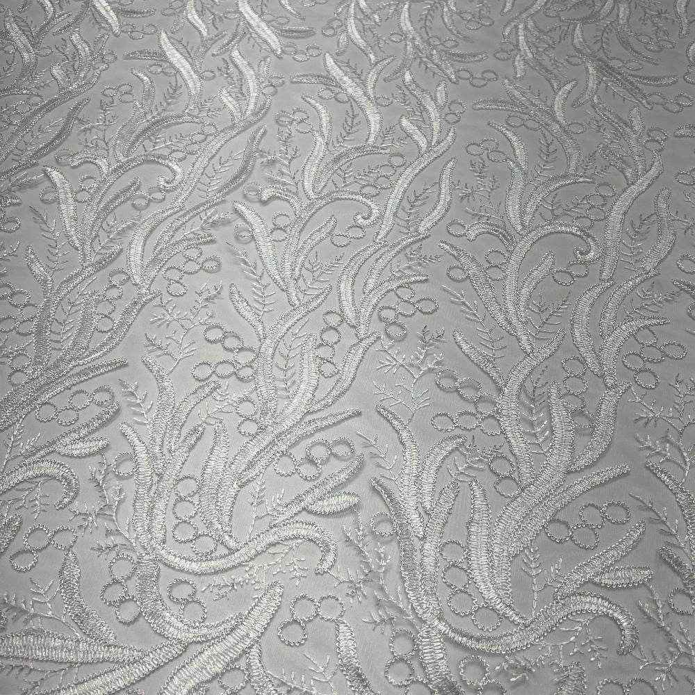 white-1 RODEO Lace Fabric by the Yard - 54 Inch Wide