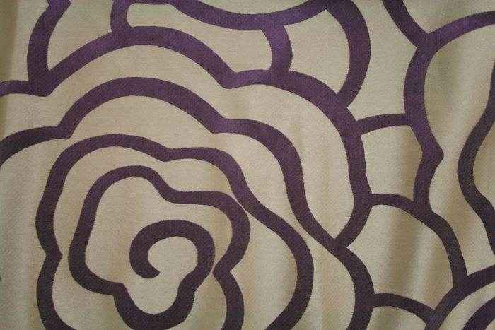 purple ROLLS ROYCE Jacquard Fabric by the Yard - 58 Inch Wide