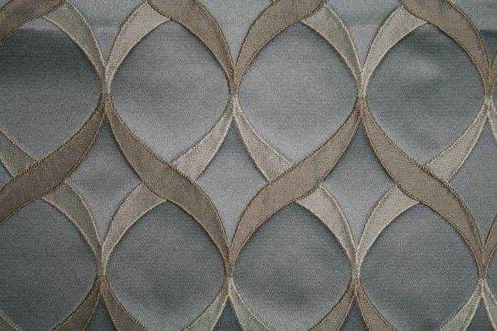 aqua RUSSEL Jacquard Fabric by the Yard - 55 Inch Wide