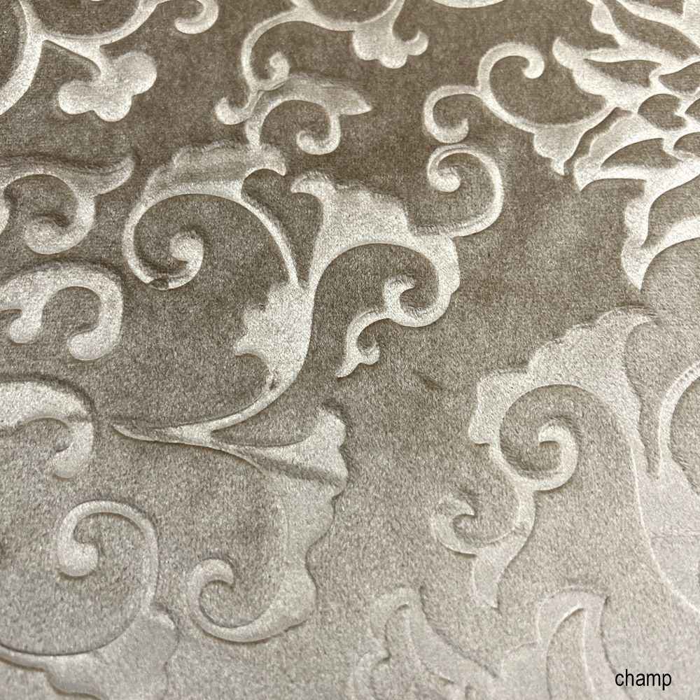 Champagne Vails Brocade Velvet - Custom Tablecloths