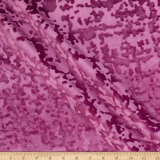 Rose Abstract Crushed Velvet - Custom Tablecloths