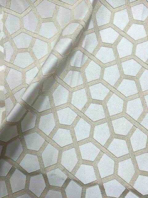champagne SAPPHIRE Jacquard Fabric by the Yard - 118 Inch Wide