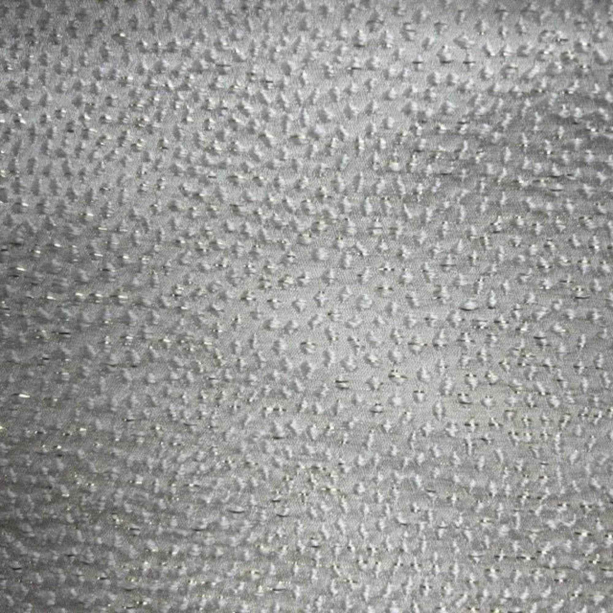 Ivory Sparkle Metallic Jacquard Fabric by the Yard - 115 Inch Wide