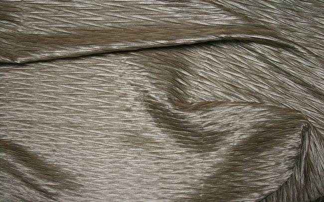 mocha SPARKLING Crushed Fabric by the Yard - 58 Inch Wide