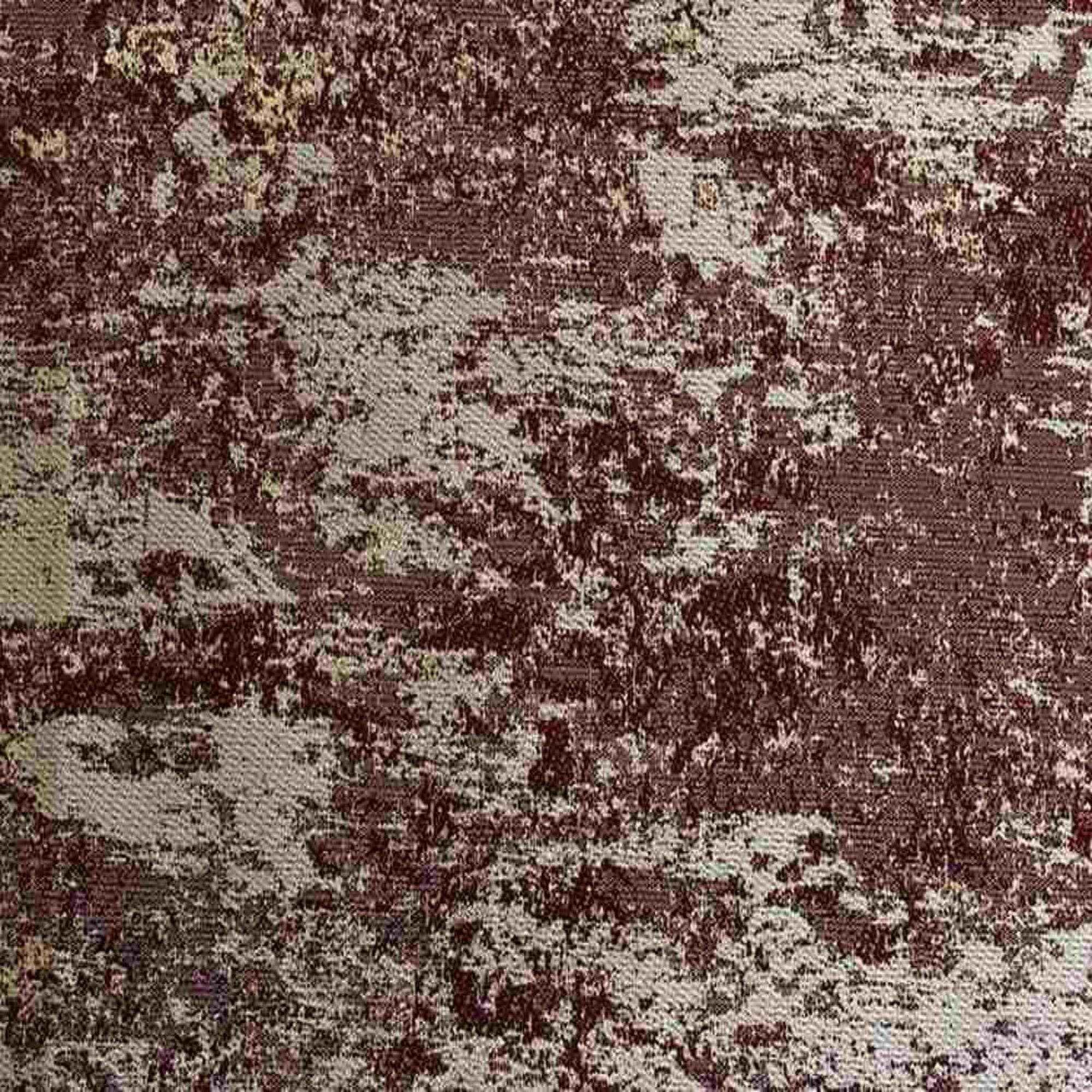 Burgundy Stardust Metallic Jacquard Fabric by the Yard - 58 Inch Wide