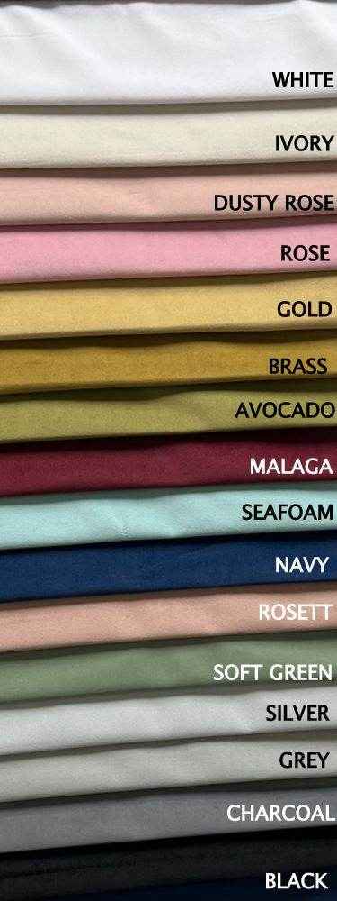 Russet Soft Velvet Fabric by the Yard - 72 Inch Wide