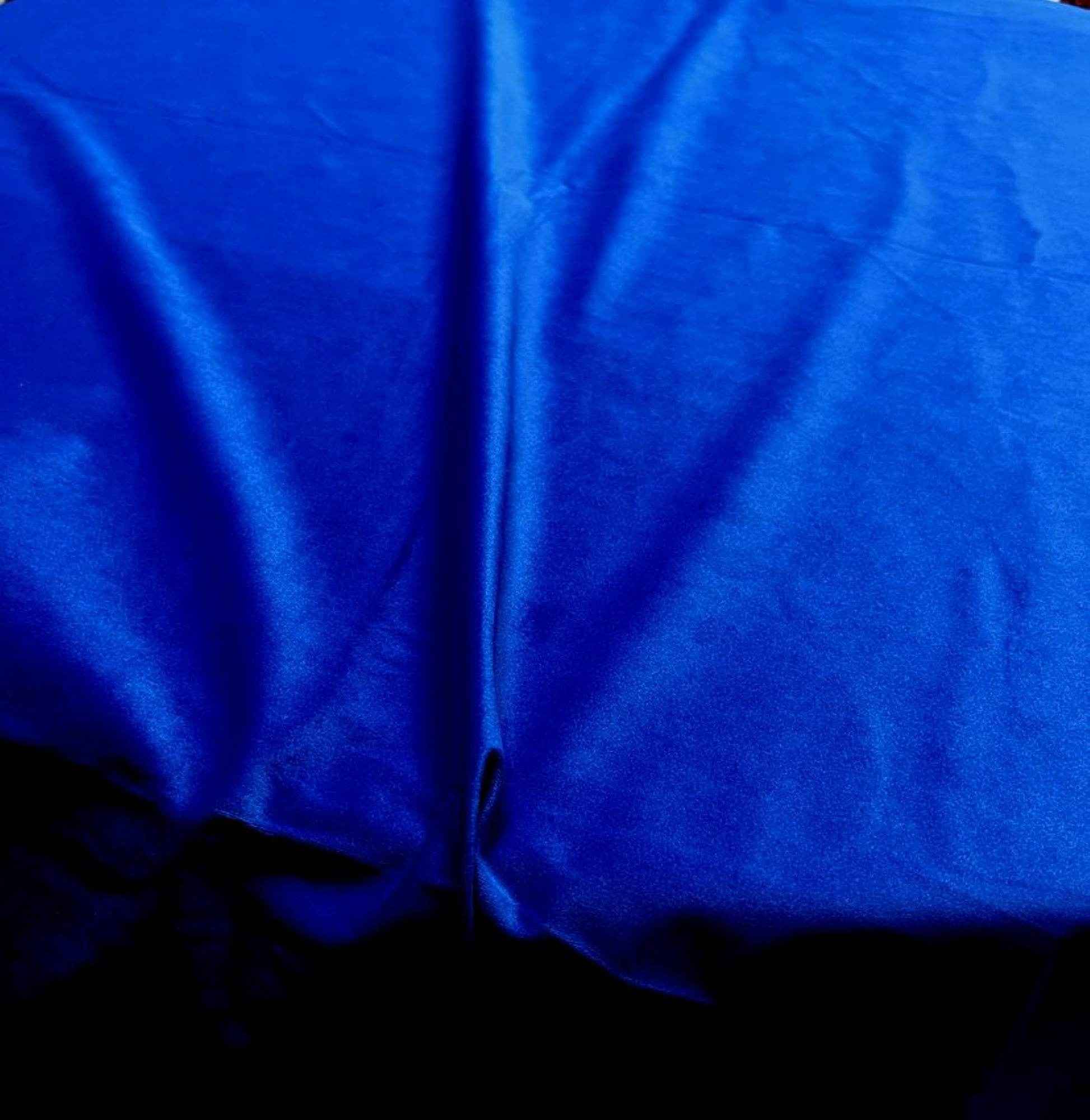 Navy Soft Velvet Fabric by the Yard - 72 Inch Wide