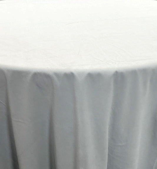 White SWEDAN Soft Velvet - Custom Tablecloths