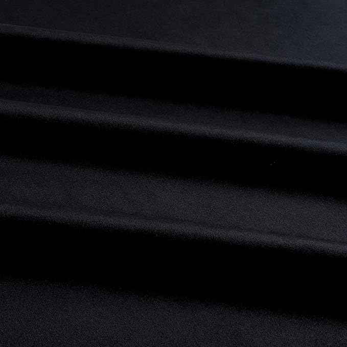 Black Shiny Velveteen - Custom Tablecloths