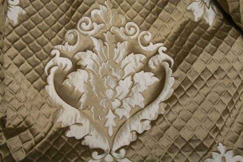 taupe TIMES Jacquard Fabric by the Yard - 55 Inch Wide