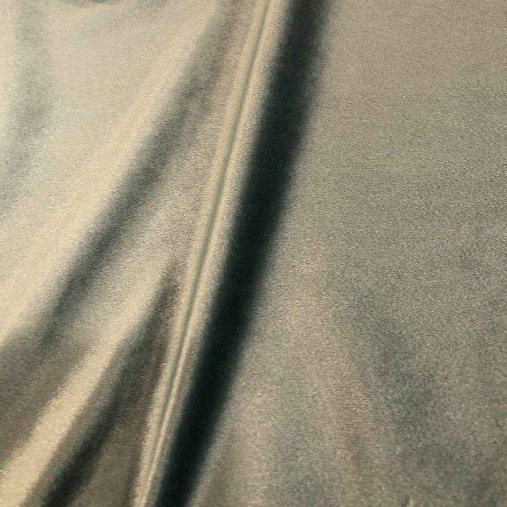 Soft Green Shiny Velvet Fabric by the Yard - 72 Inch Wide