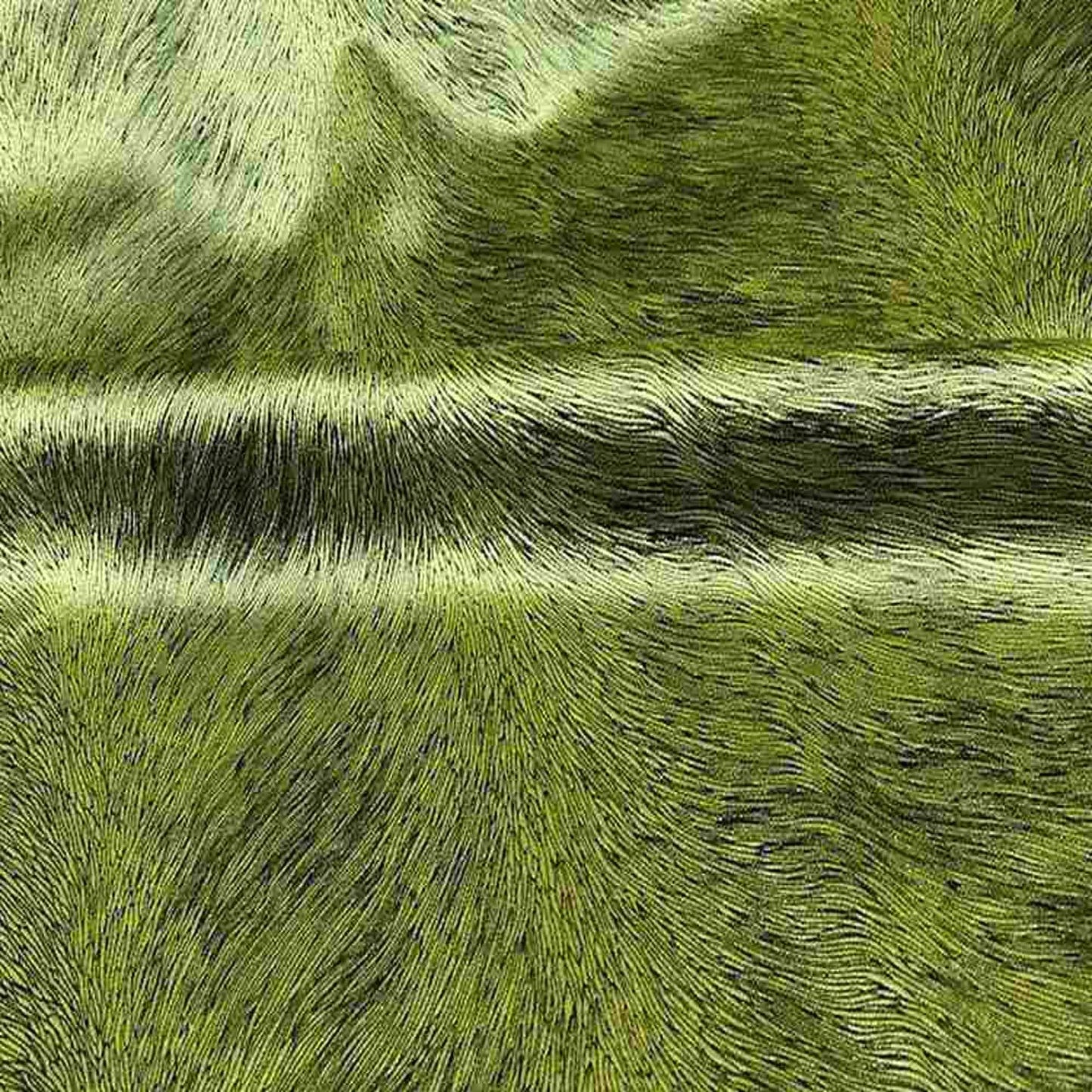 Green Brocade Hunter Velvet - Custom Tablecloths