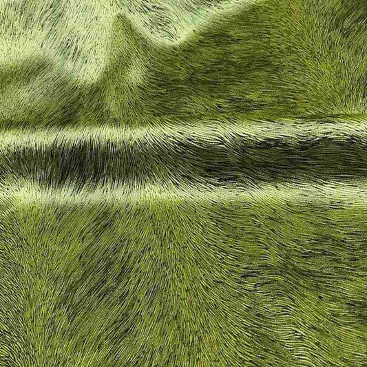 Green Brocade Hunter Velvet - Custom Tablecloths