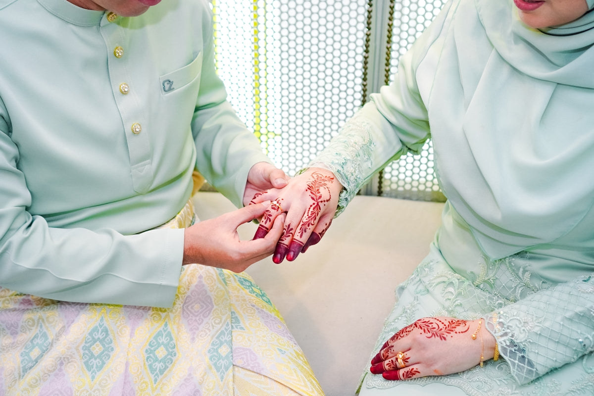 a couple of people that are sitting down